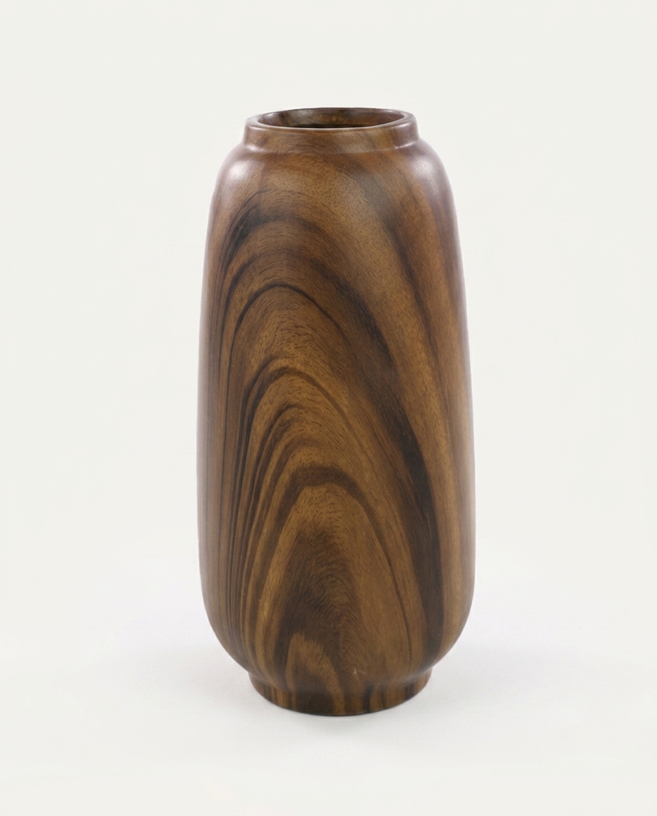 Vaso Alto em Madeira Dolamita Natural image number 2