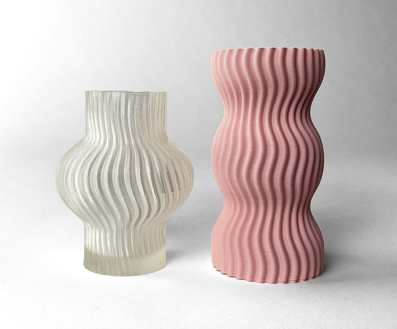 Mini Vaso Onda 3 Rosa image number 5