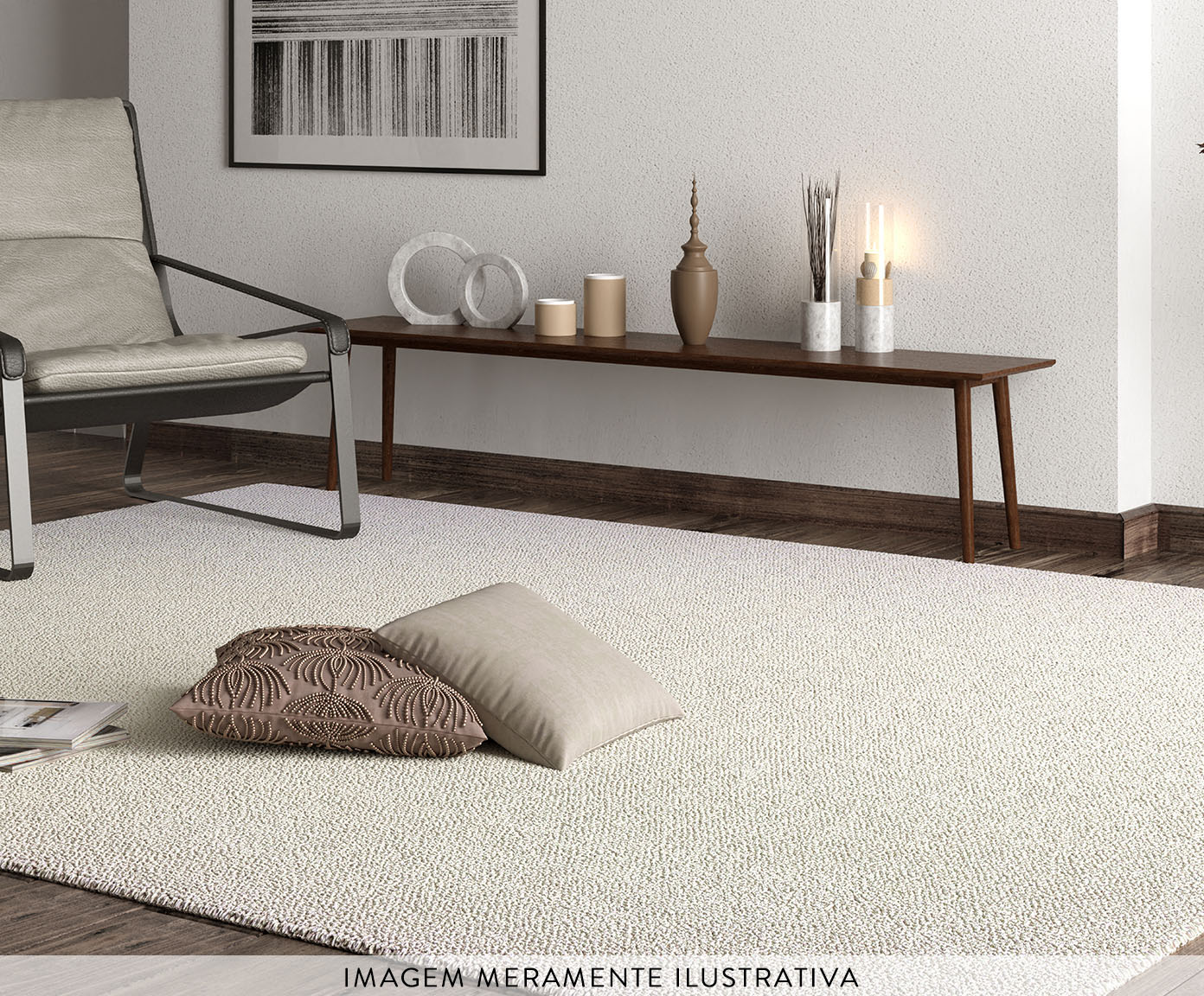 Tapete Loop Creme - 200X250cm image number 3
