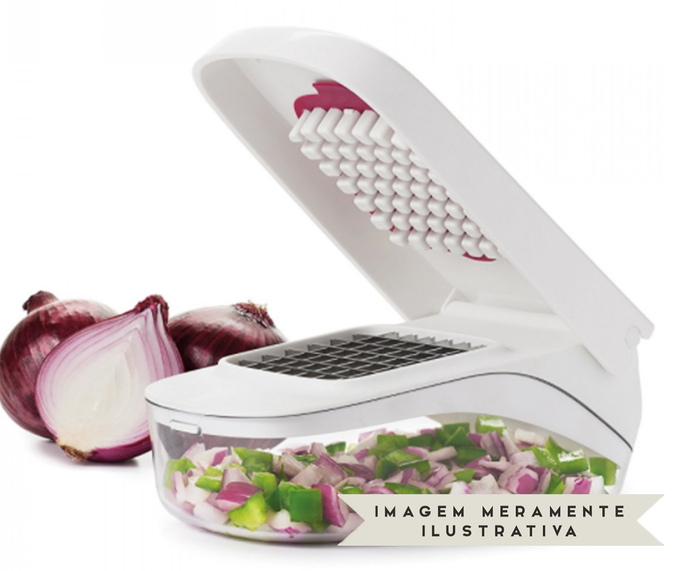 Picador para Vegetais em Inox Moji - Branco - image 1