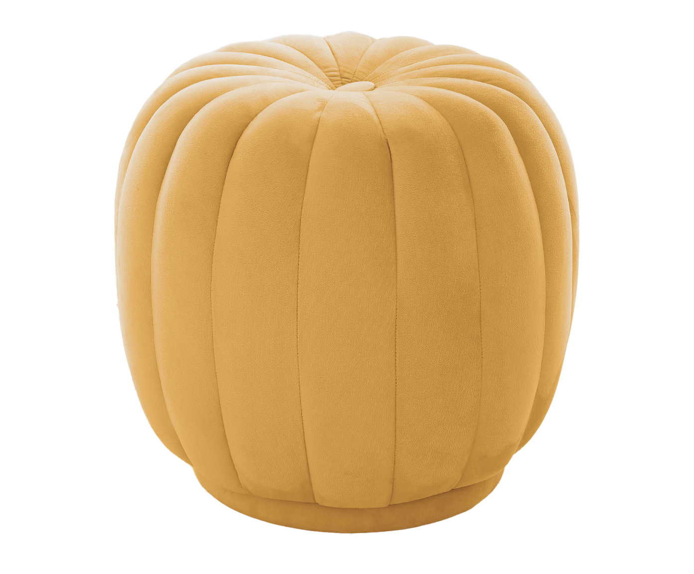Puff Ava em Veludo Amarelo image number 2