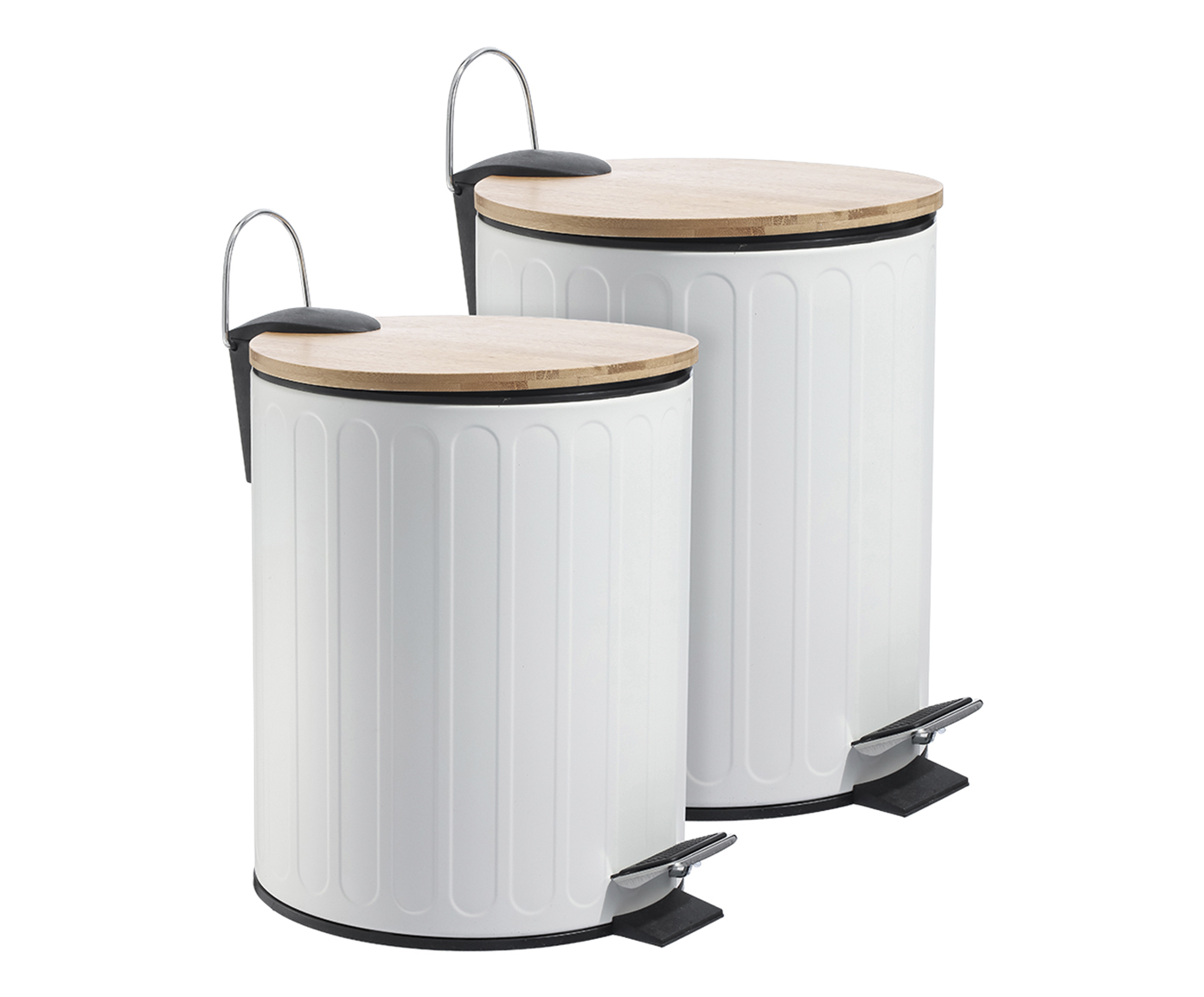 Lixeira Basic Branco - 3L image number 0