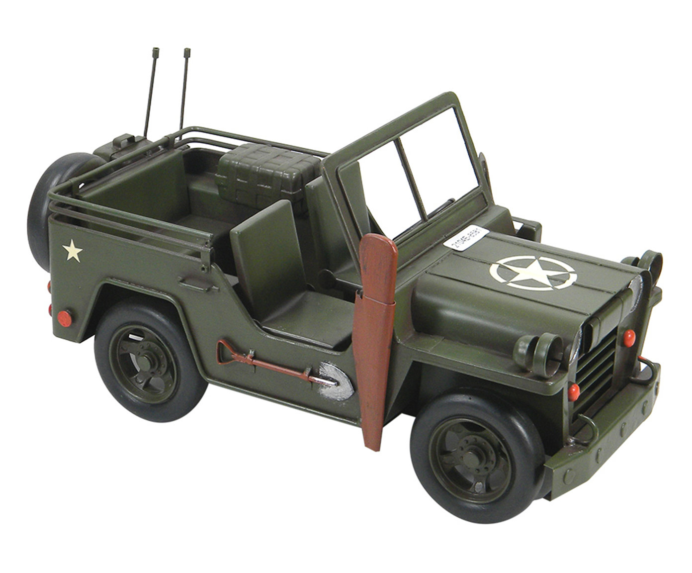 Miniatura Jipe Militar Verde image number 0