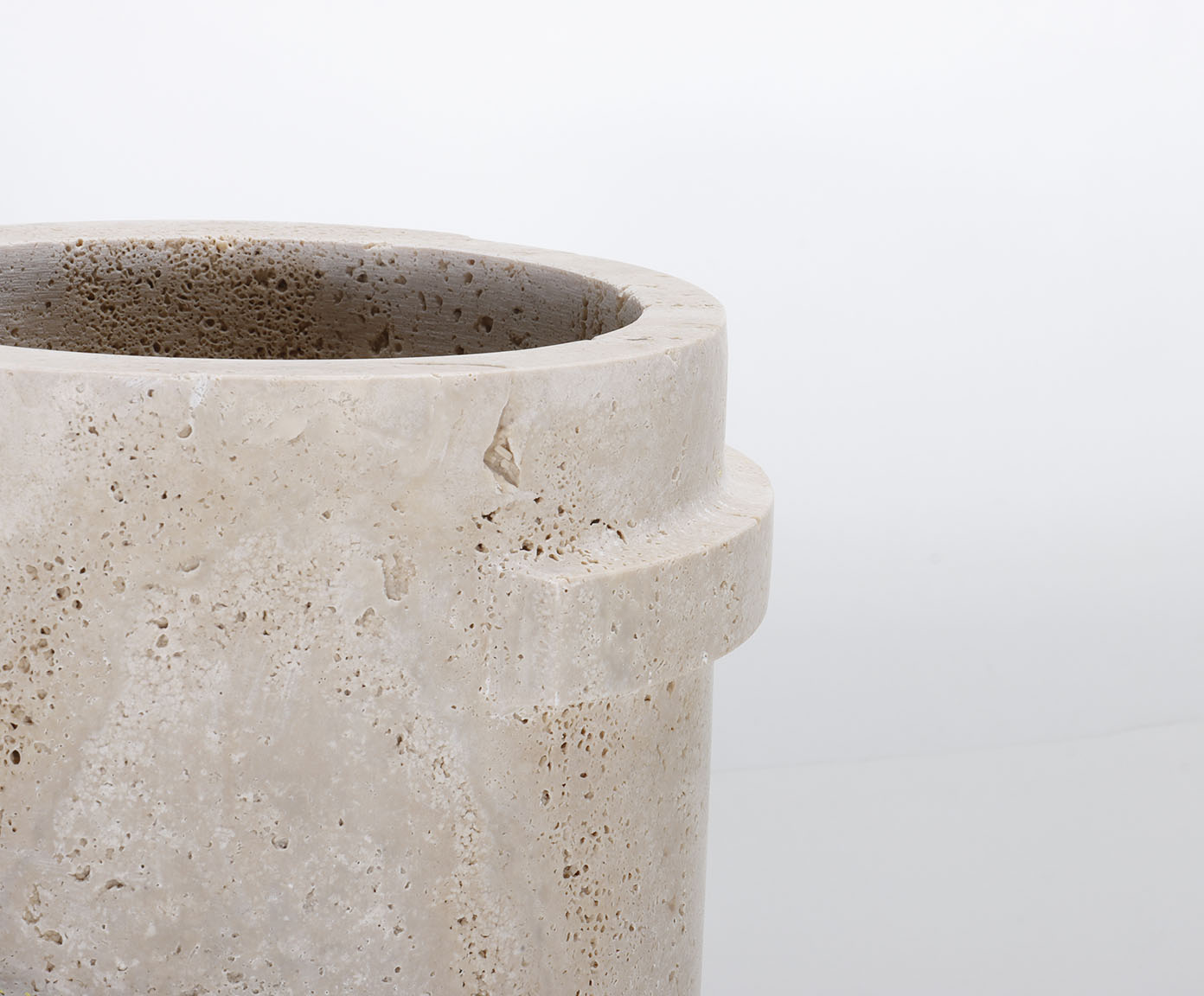 Vaso Geom&eacute;trico Maxime - Bege image number 2