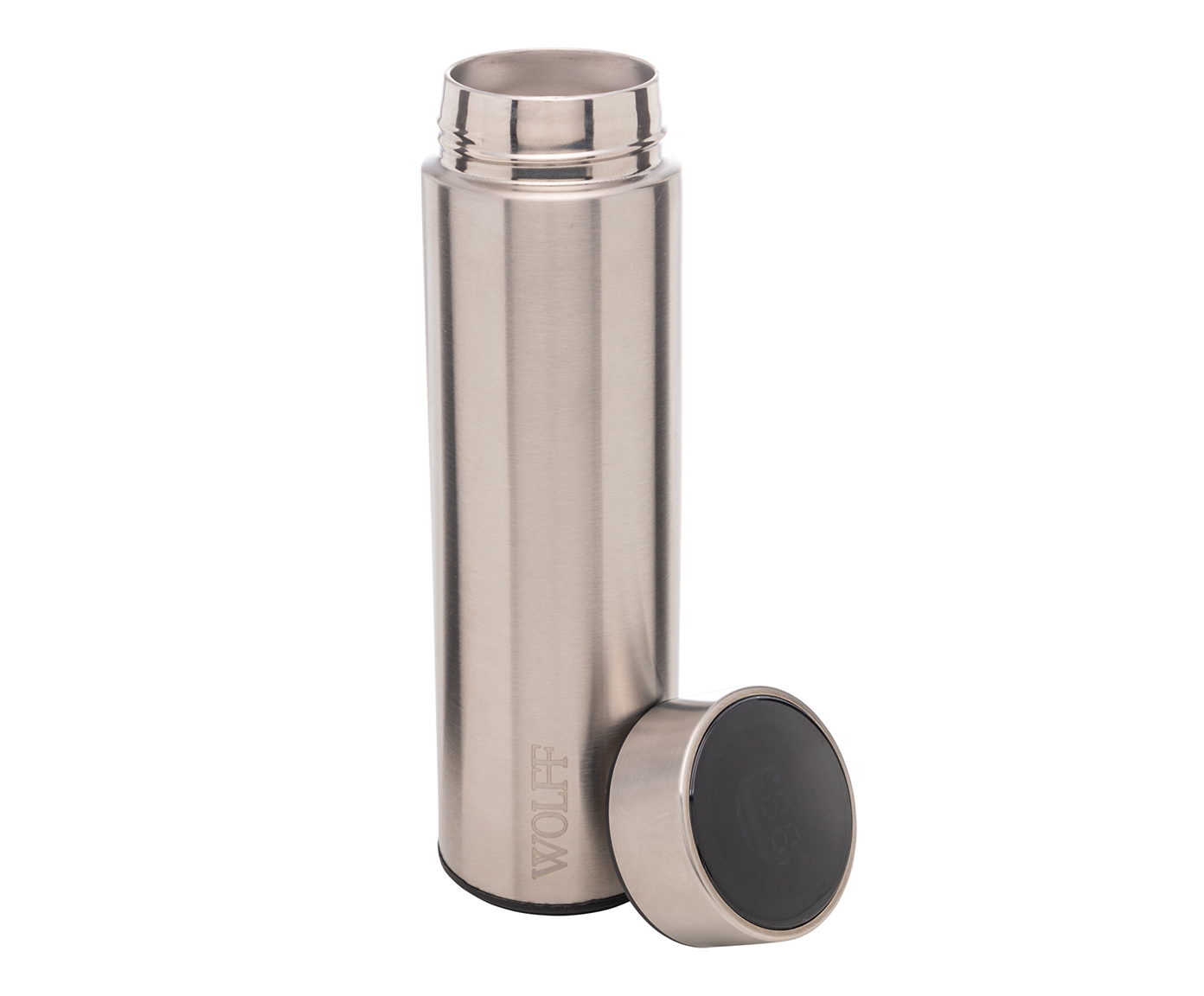 Garrafa T&eacute;rmica em Inox com Visor de Temperatura Wolff image number 1