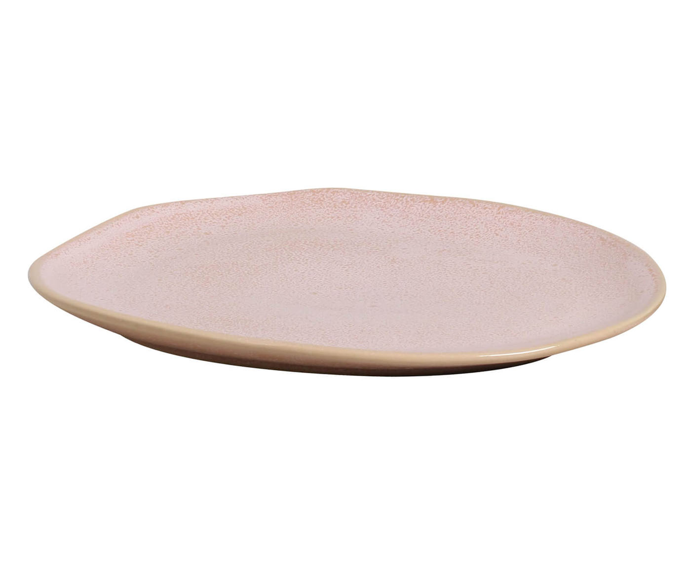 Jogo de Pratos Raso Org&acirc;nico Litchi Rosa - image 1