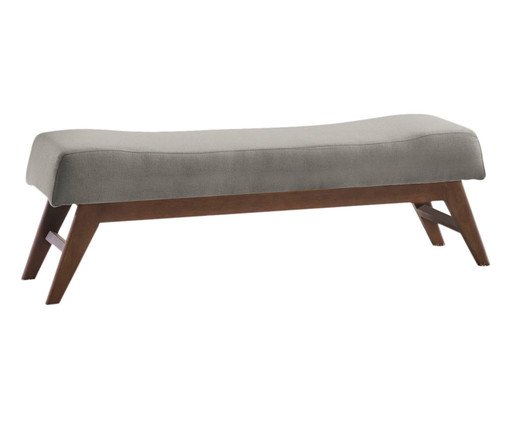 Recamier Cinza com Base Imbuia Horus image number 0