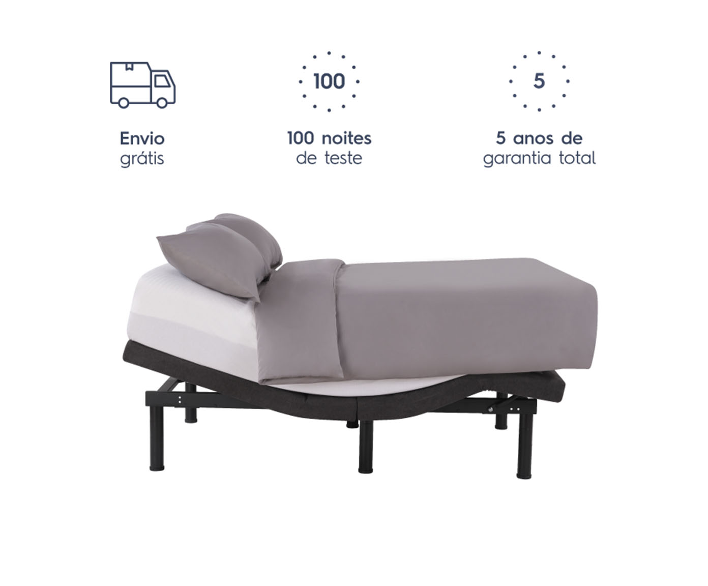 Cama Articulada Luuna Rise - Solteiro King image number 3