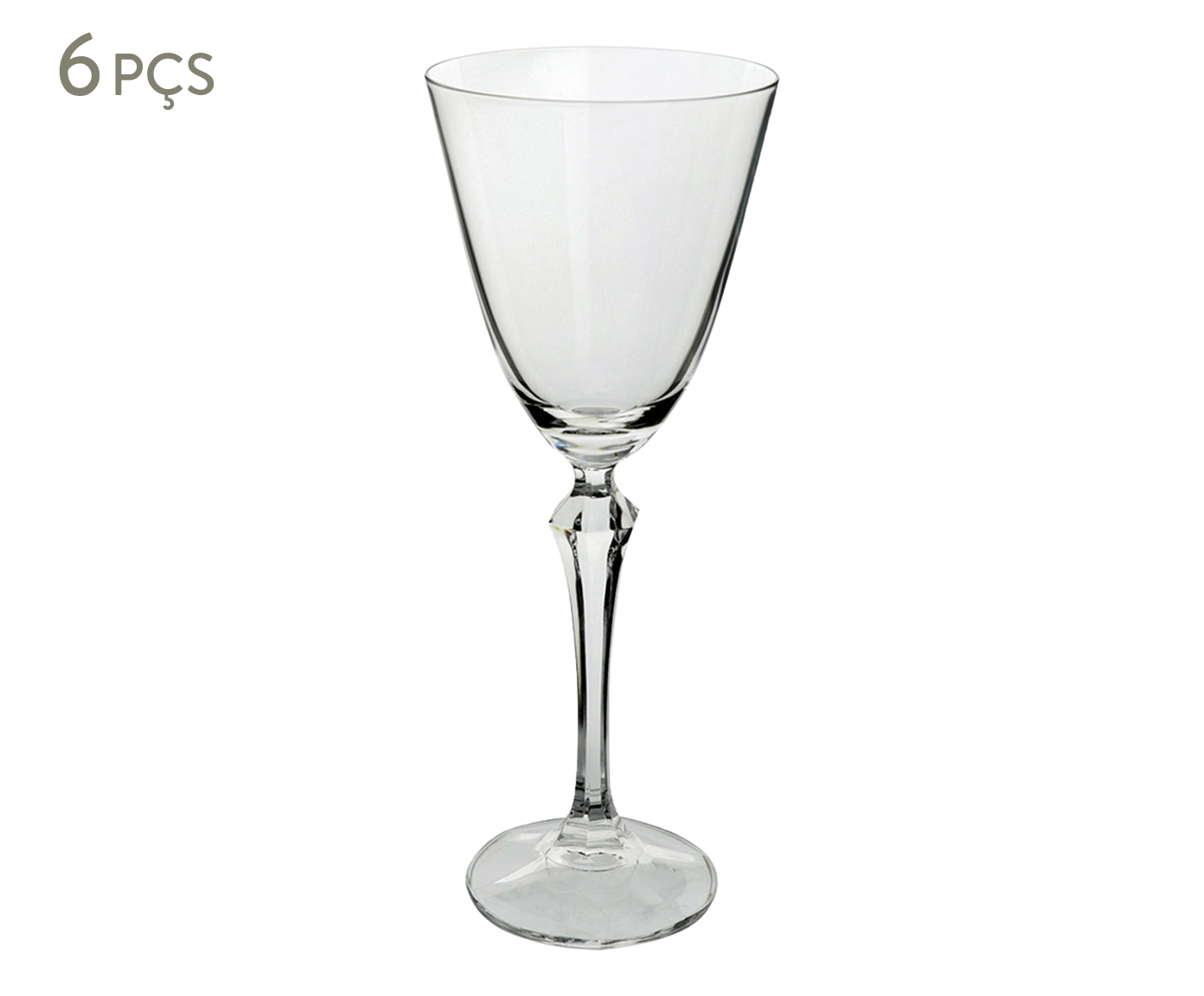 Jogo de Ta&ccedil;as em Cristal para Vinho Tinto Elizabeth - image 0