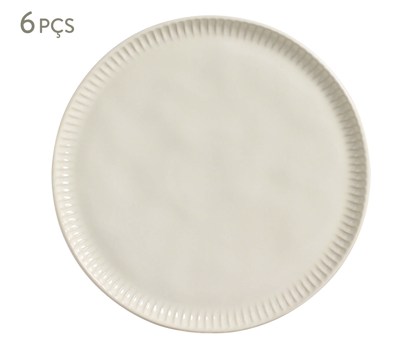 Jogo de Prato Raso Linhas Clay image number 0
