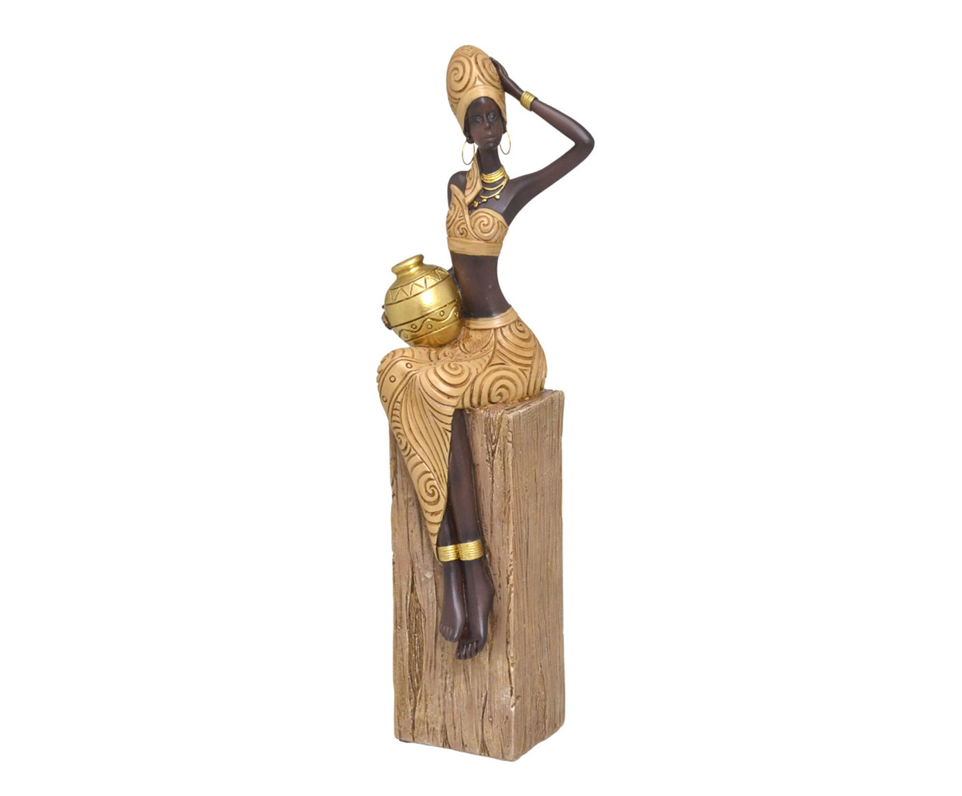Escultura Africana Decorativa Cizre image number 0