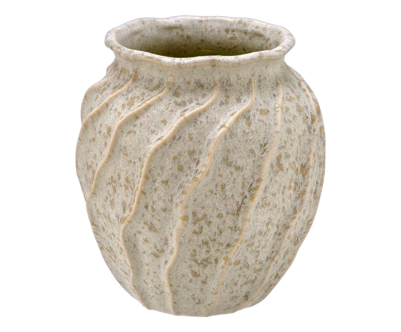 Vaso Decorativo Alura Cinza e Marrom image number 0