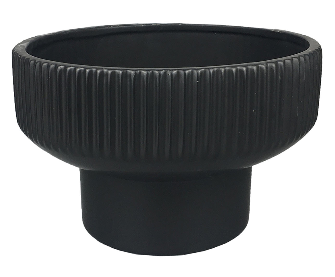 Vaso em Cer&acirc;mica Almada - Preto image number 0