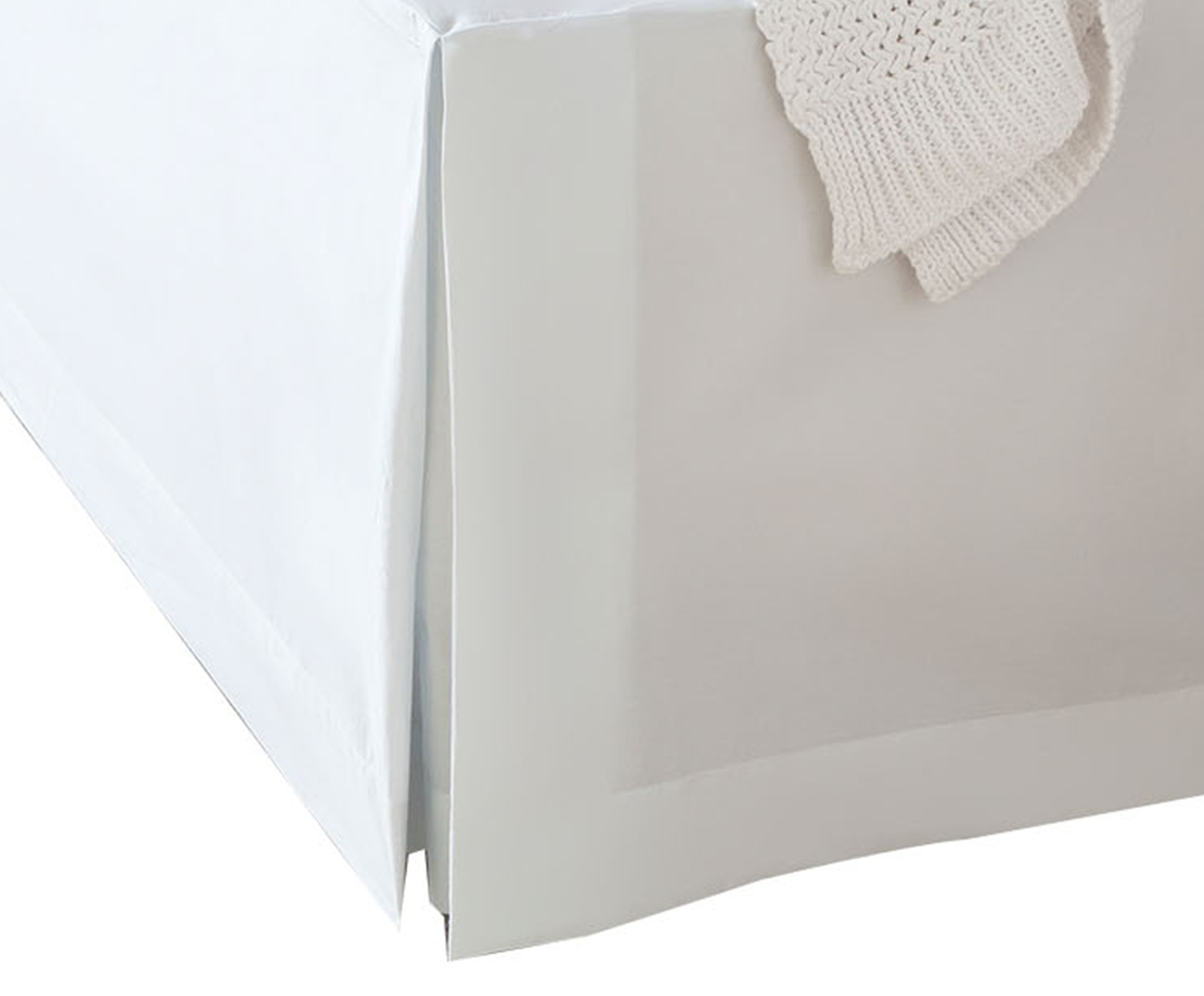 Saia para Cama Box Basic Branca 200 Fios - image 0