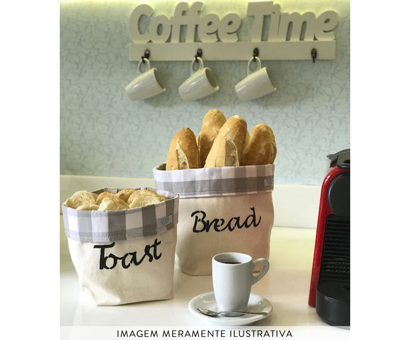 Jogo de Cestos Bread & Toast image number 1