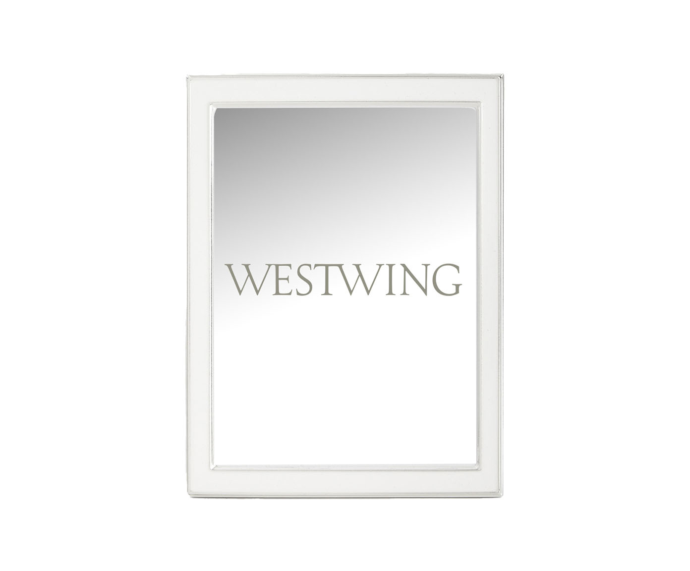 Porta-Retrato Grande em Metal Strong Branco - image 0