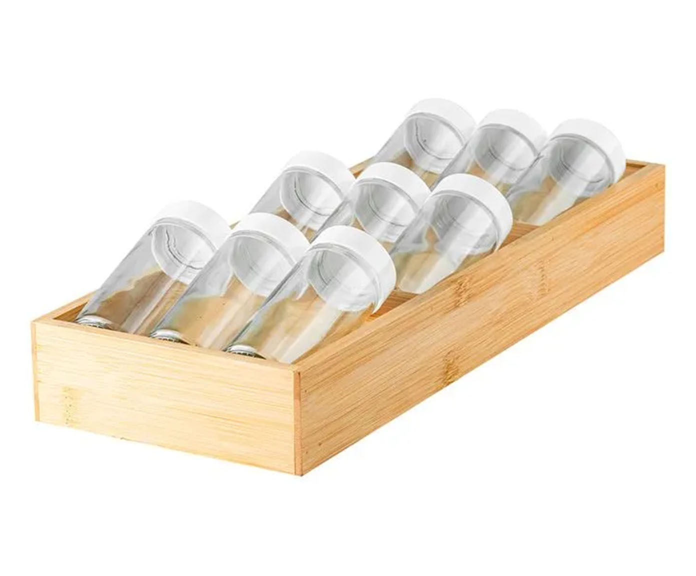 Organizador de Temperos em Bambu Canny image number 0