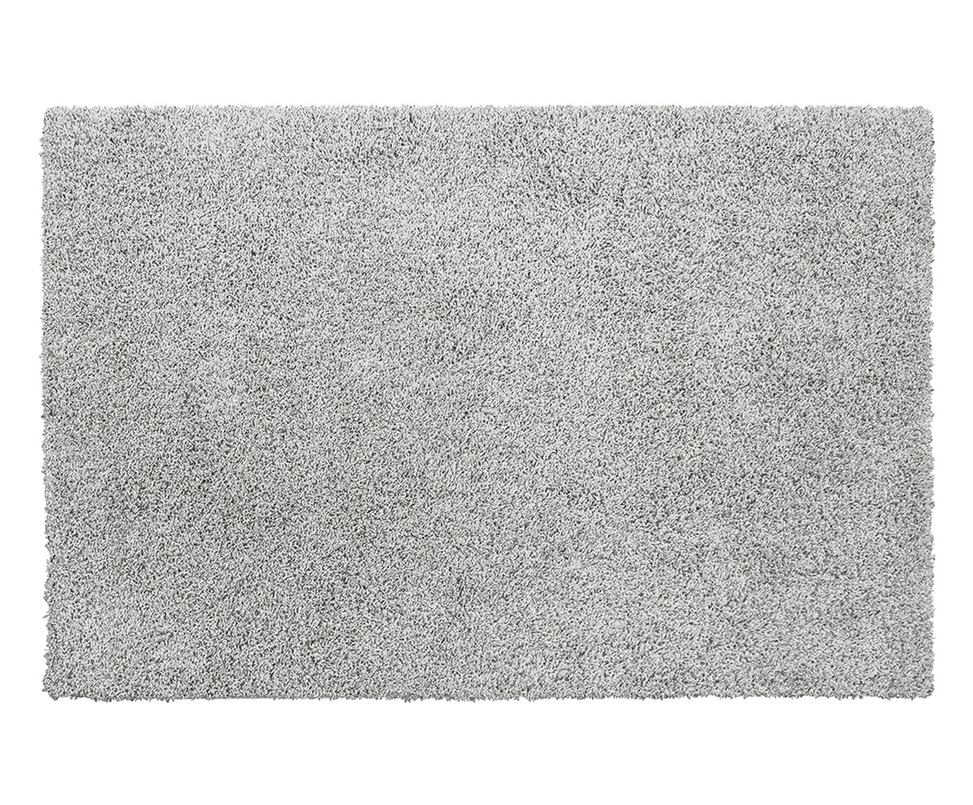 Tapete Shaggy Debrum Tufting Clemant Prateado - image 1