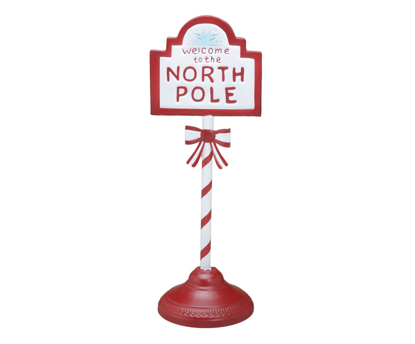 Placa Natalina Welcome to the North Pole image number 0