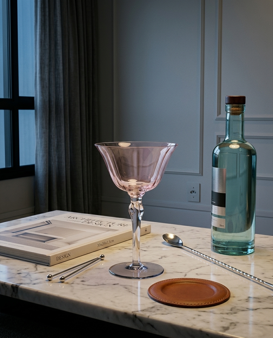 Ta&ccedil;a para Martini Palais Rosa e Cinza image number 2