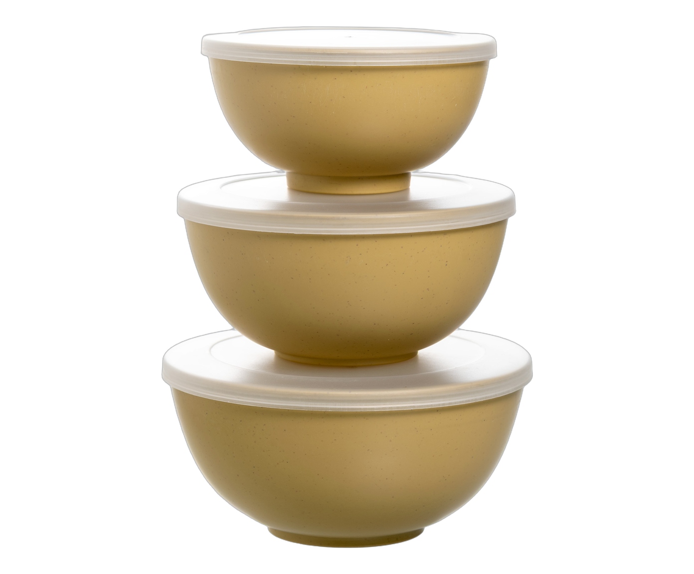 Jogo de bowls Defensa em fibra de trigo e bege - image 0