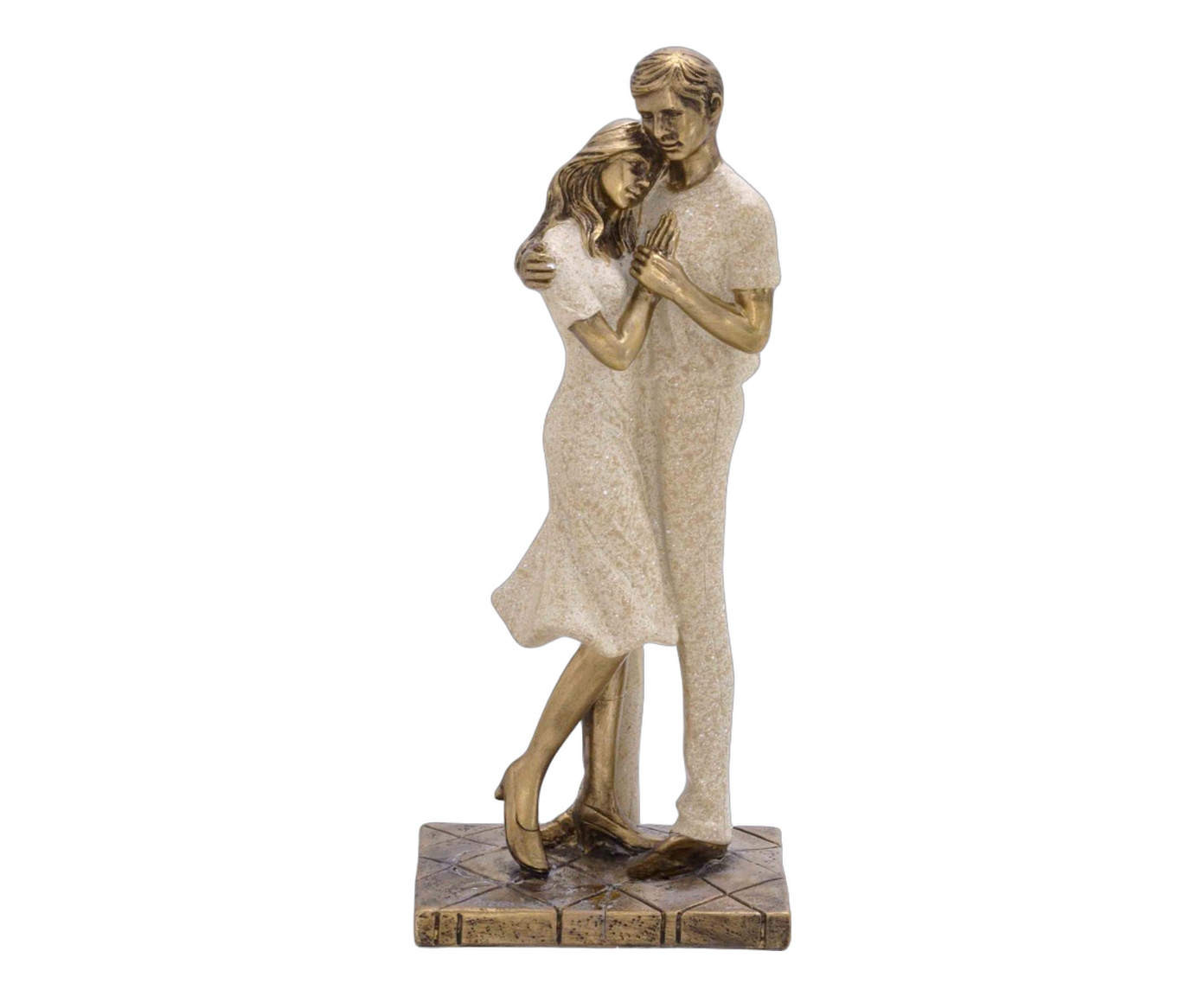 Casal Decorativo Liaison Areia e Dourado image number 0