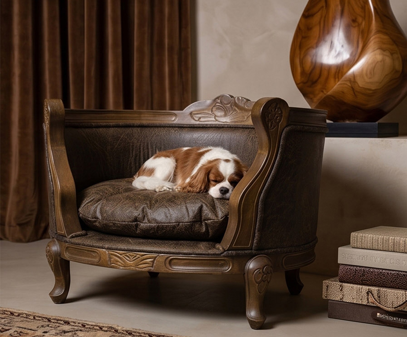 Cama Pet Madeira Castanho image number 3