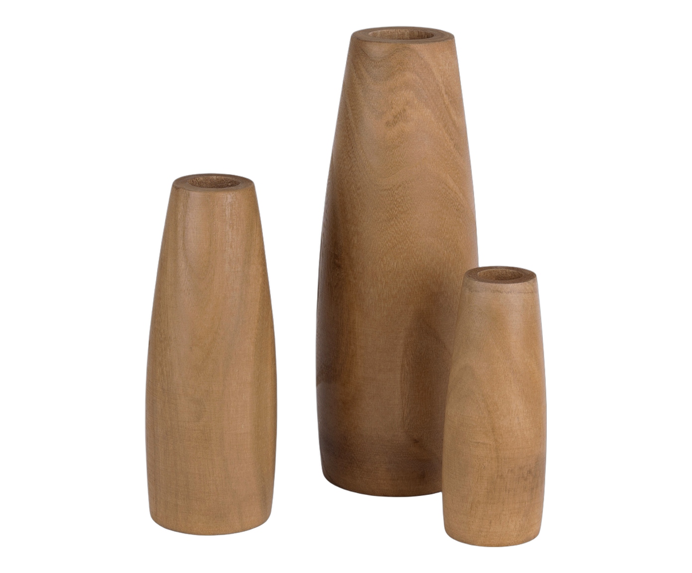 Jogo de Vasos em Madeira Achuqalla - image 1