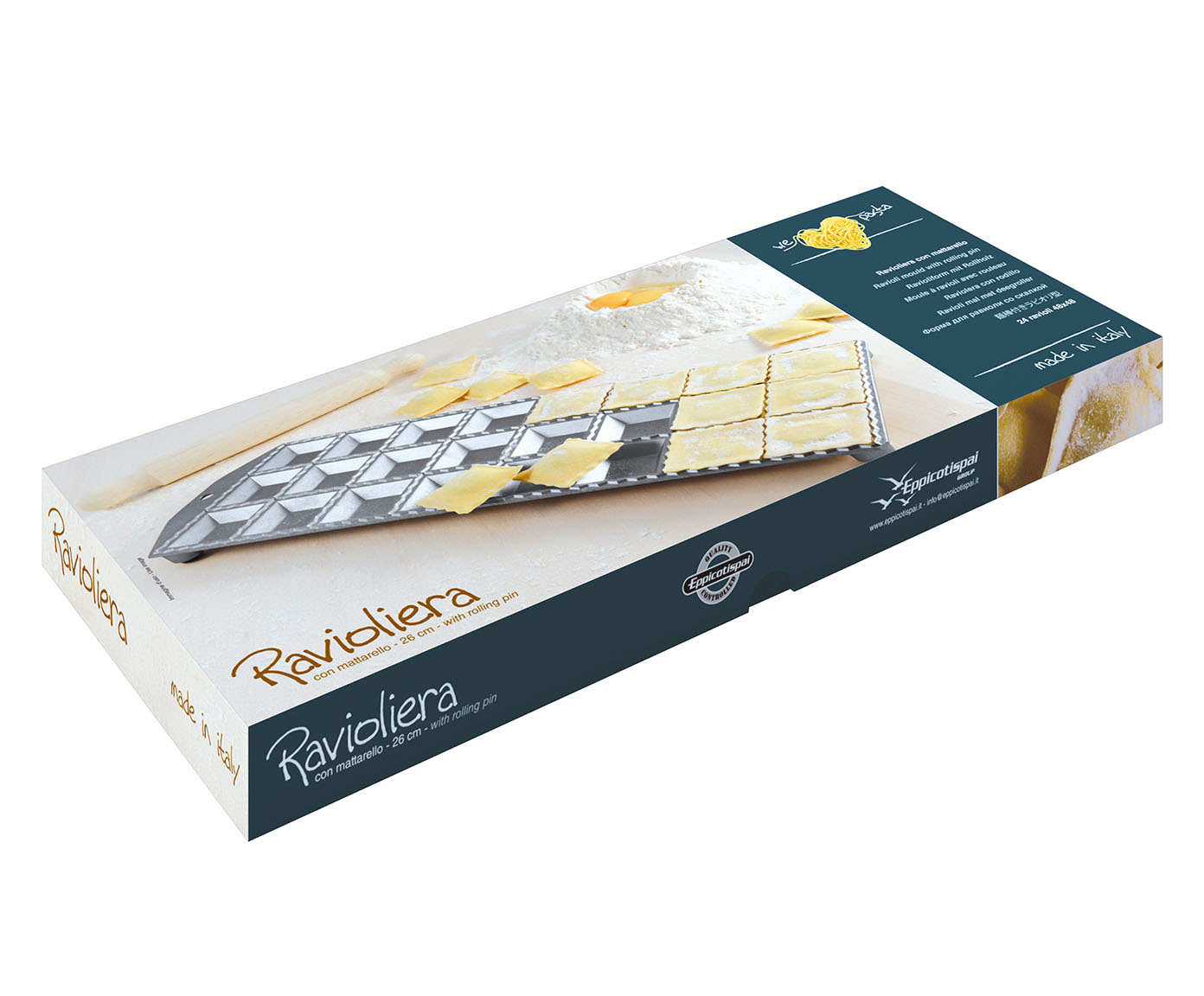 Molde para Ravioli Quadri - image 1