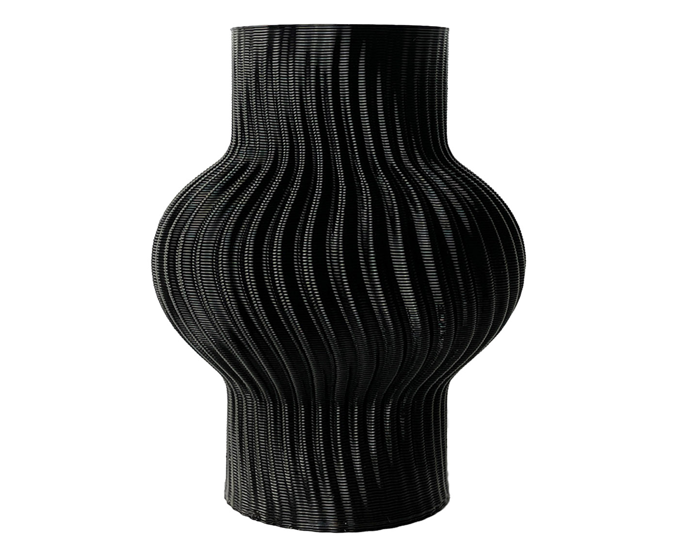Mini Vaso Onda 1 Preto image number 0