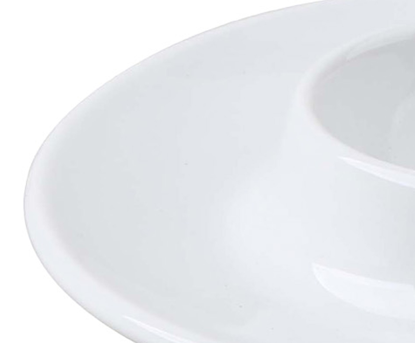 Suporte para ovo Blanc em porcelana branco image number 2