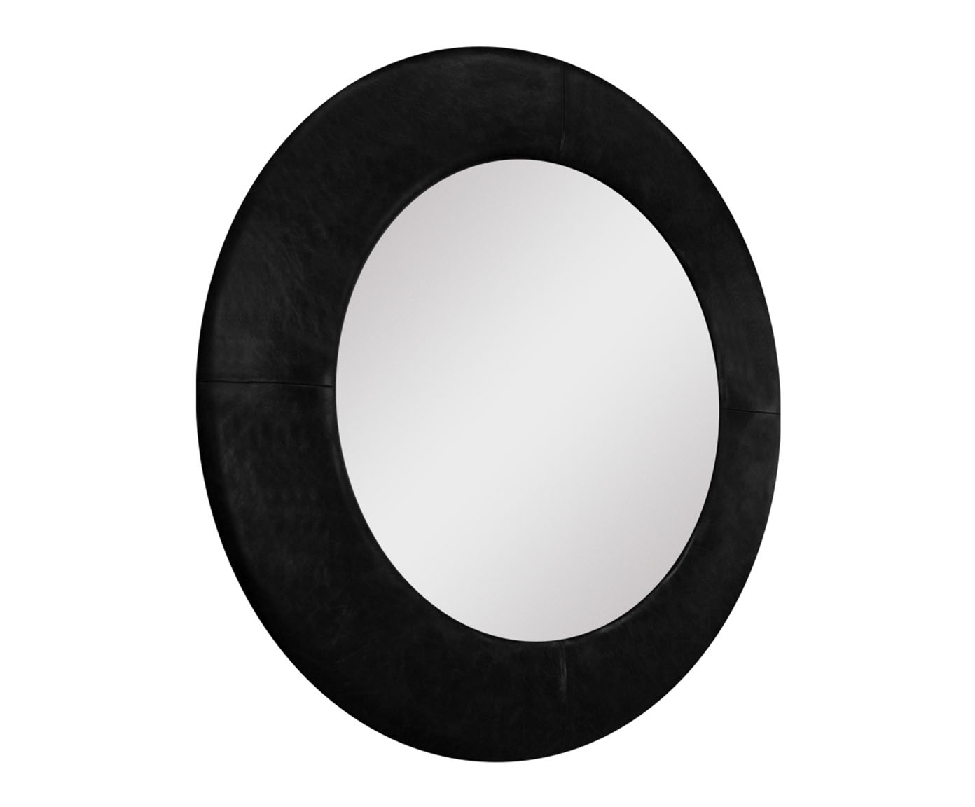 Espelho Madrid em Corino Preto - 60cm image number 1