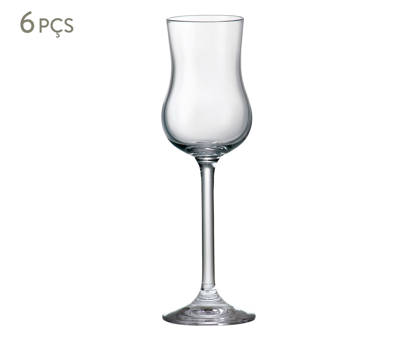 Jogo de Ta&ccedil;as para Grappa em Cristal Eva image number 0