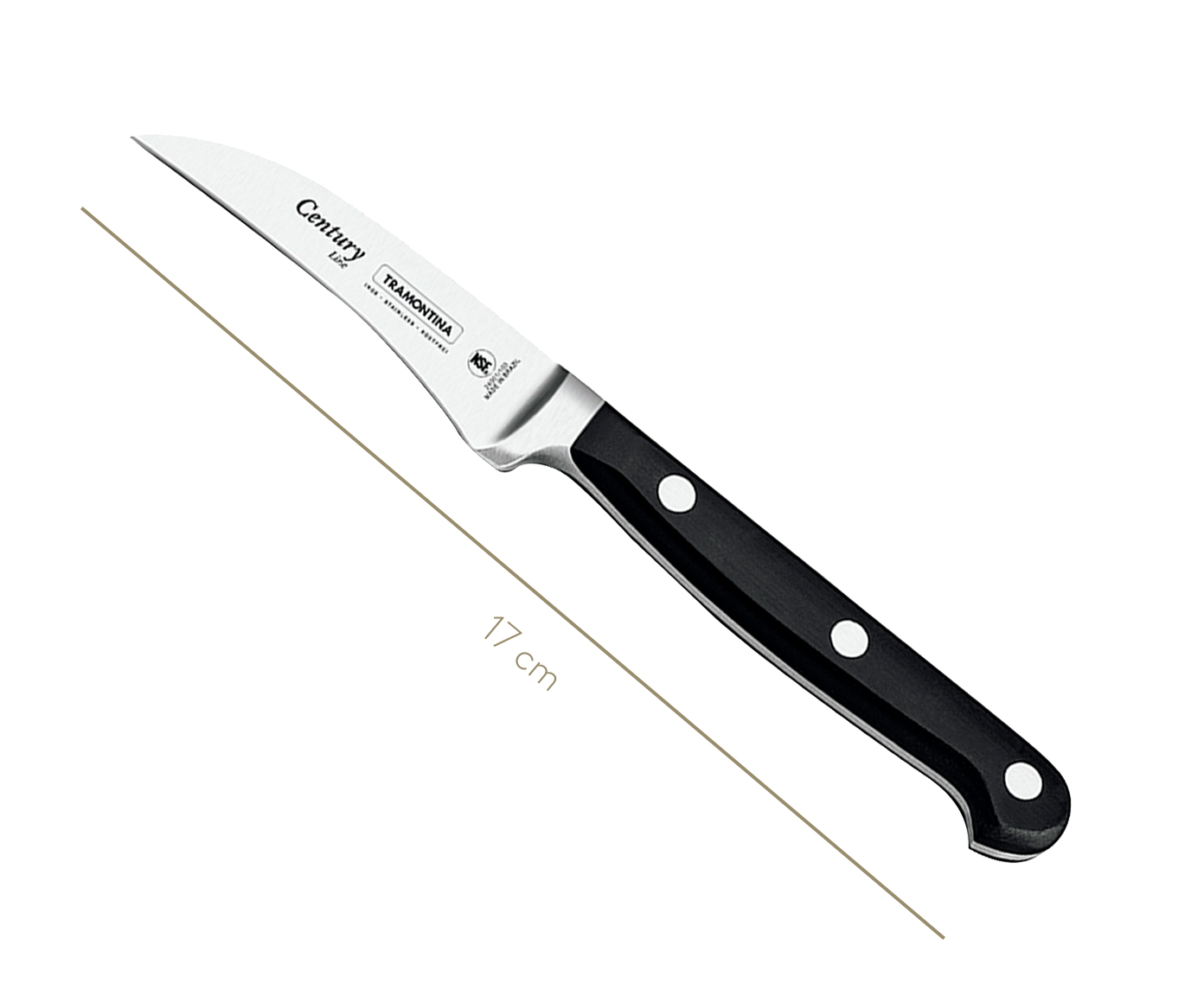 Faca para Tornear em Inox Agile 3" - Preta image number 3