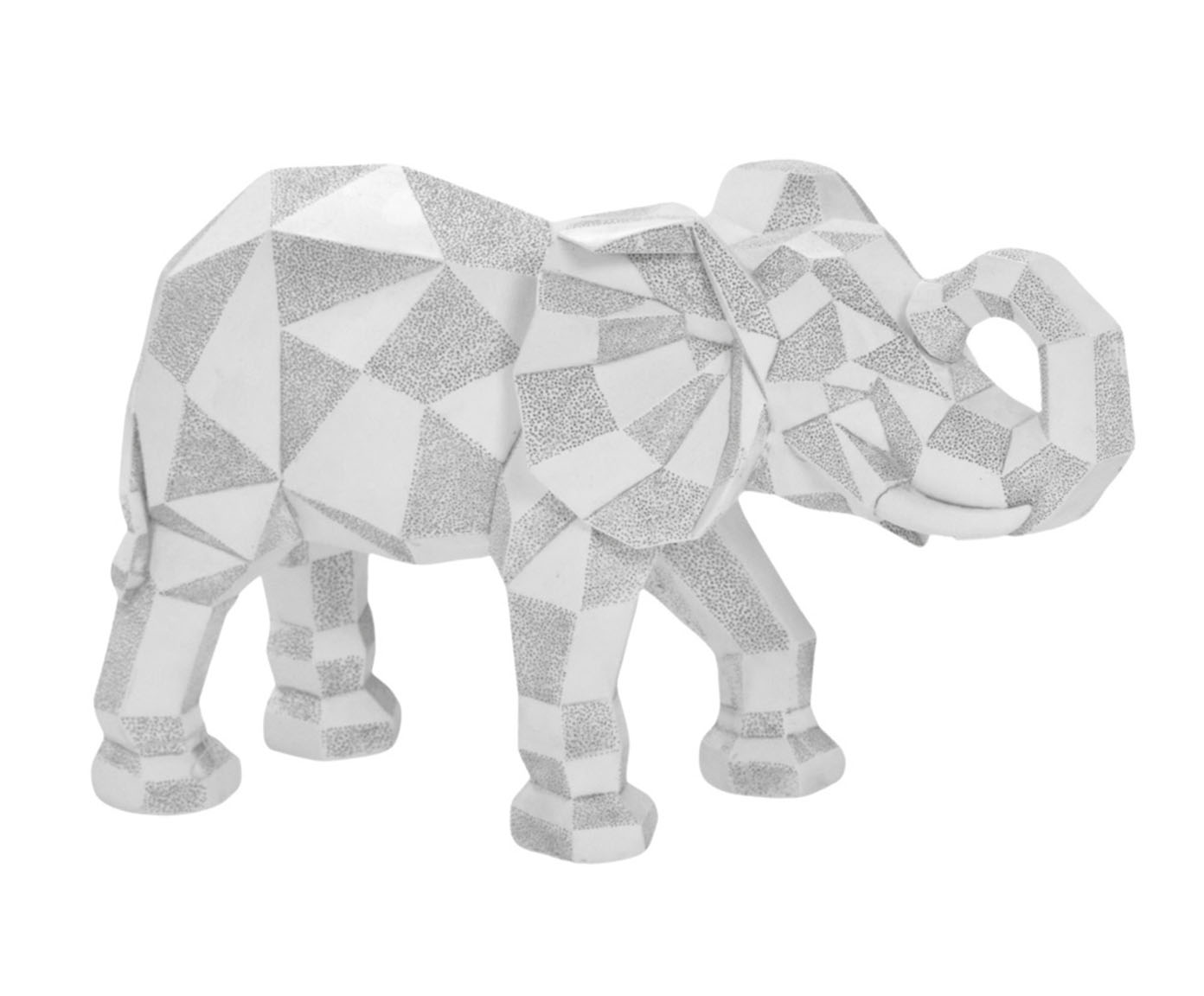 Elefante Decorativo Off White image number 0