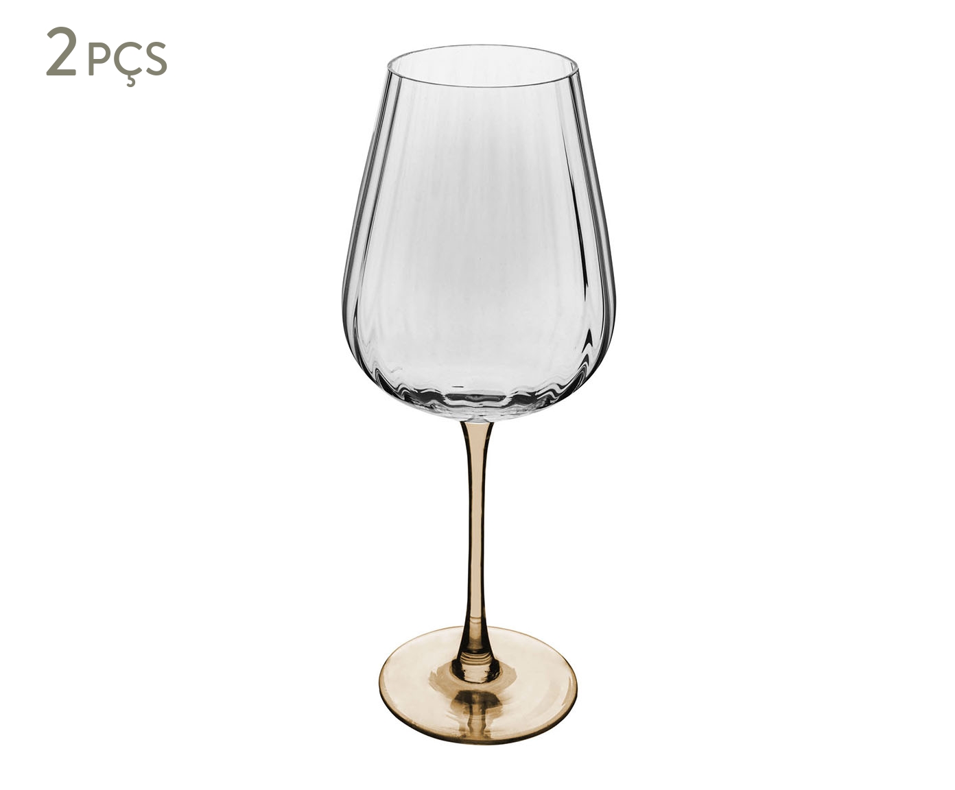 Jogo de Ta&ccedil;as para Vinho Classic com Haste &Acirc;mbar I - image 0