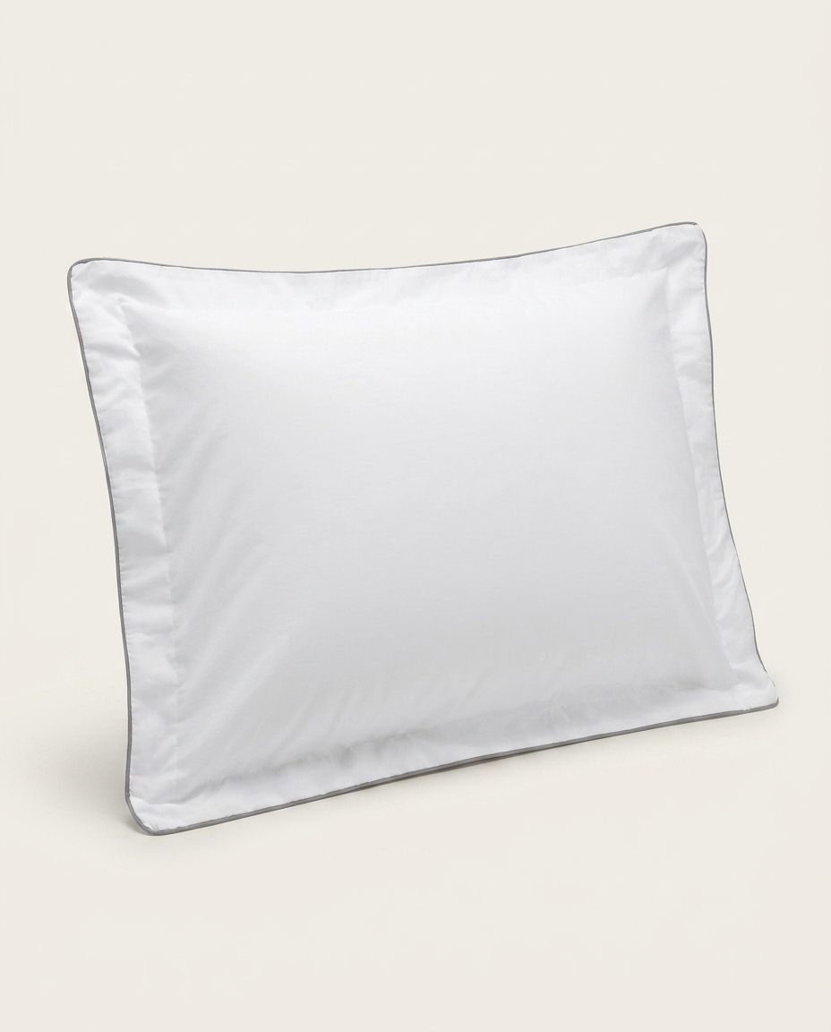 Fronha Basics em Vivo Branco e Cinza 200 Fios image number 4