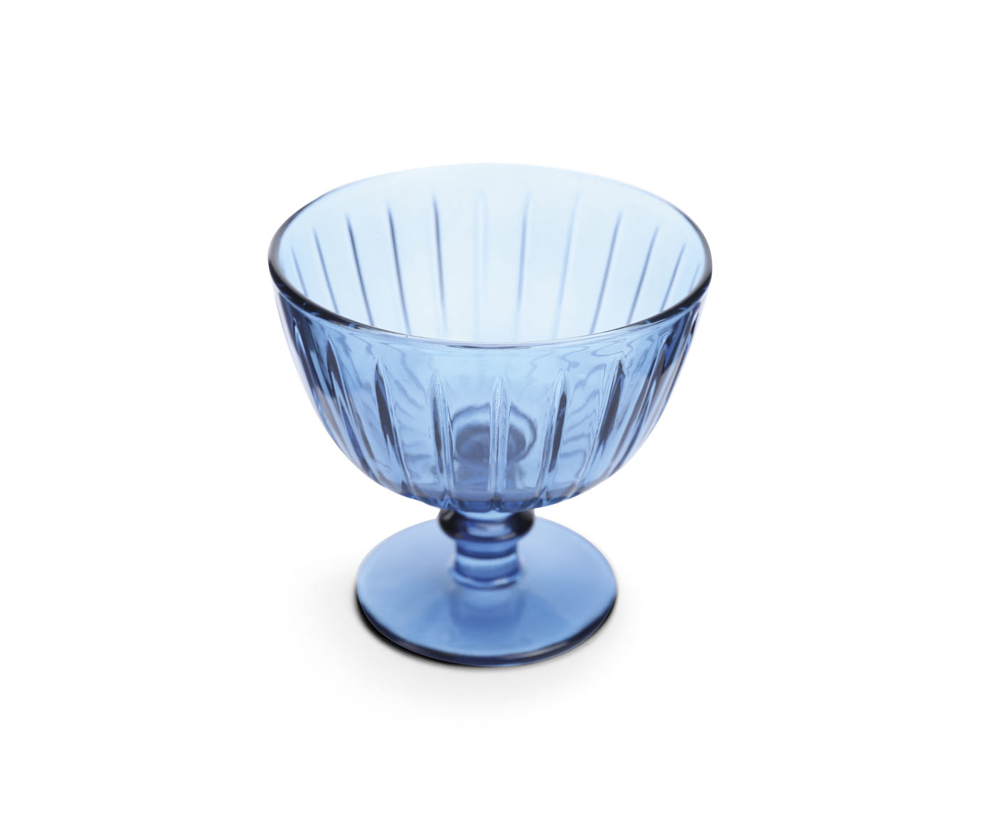 Jogo de Ta&ccedil;as para Sobremesa Lines Azul - 270ml - image 1