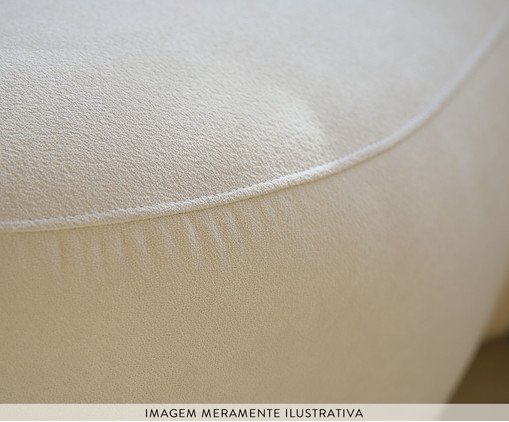 Sof&aacute; Laguna by Elle - Chaise Boucl&ecirc; Off-White II image number 2