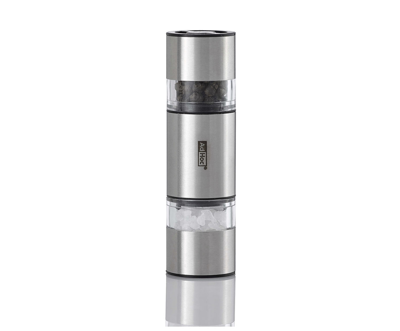 Mini Moedor de Pimenta e Sal em Inox Duomill Pure image number 1