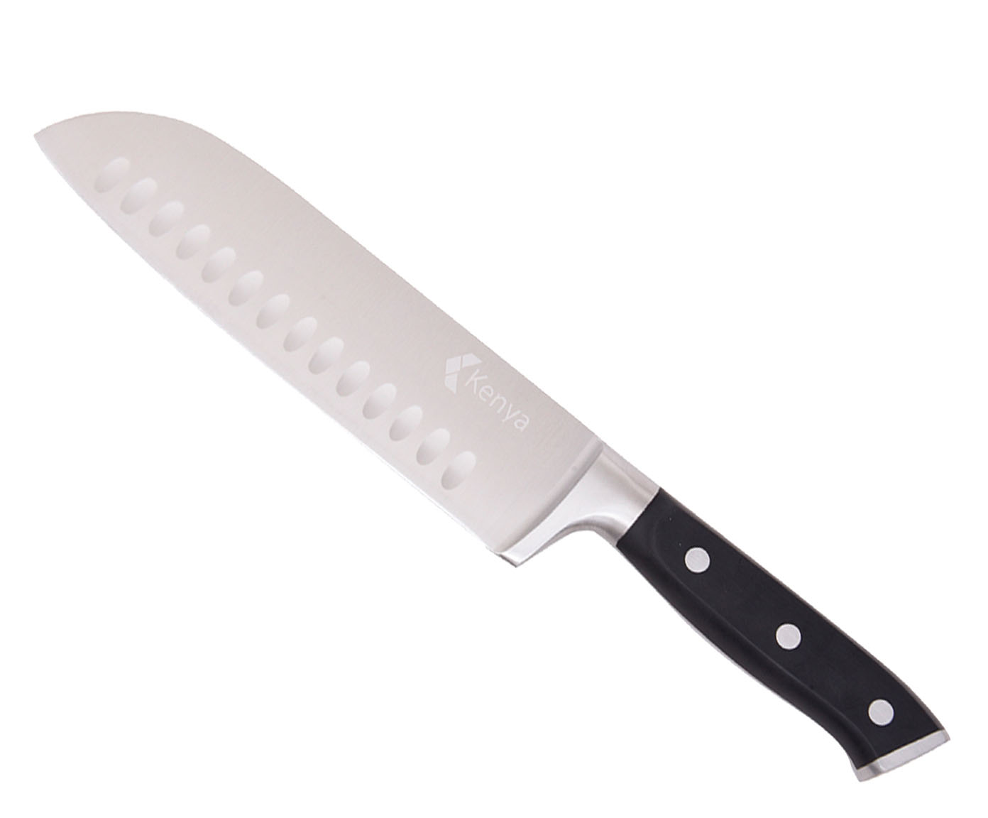 Faca Santoku em Inox Jessy - Preta - image 0