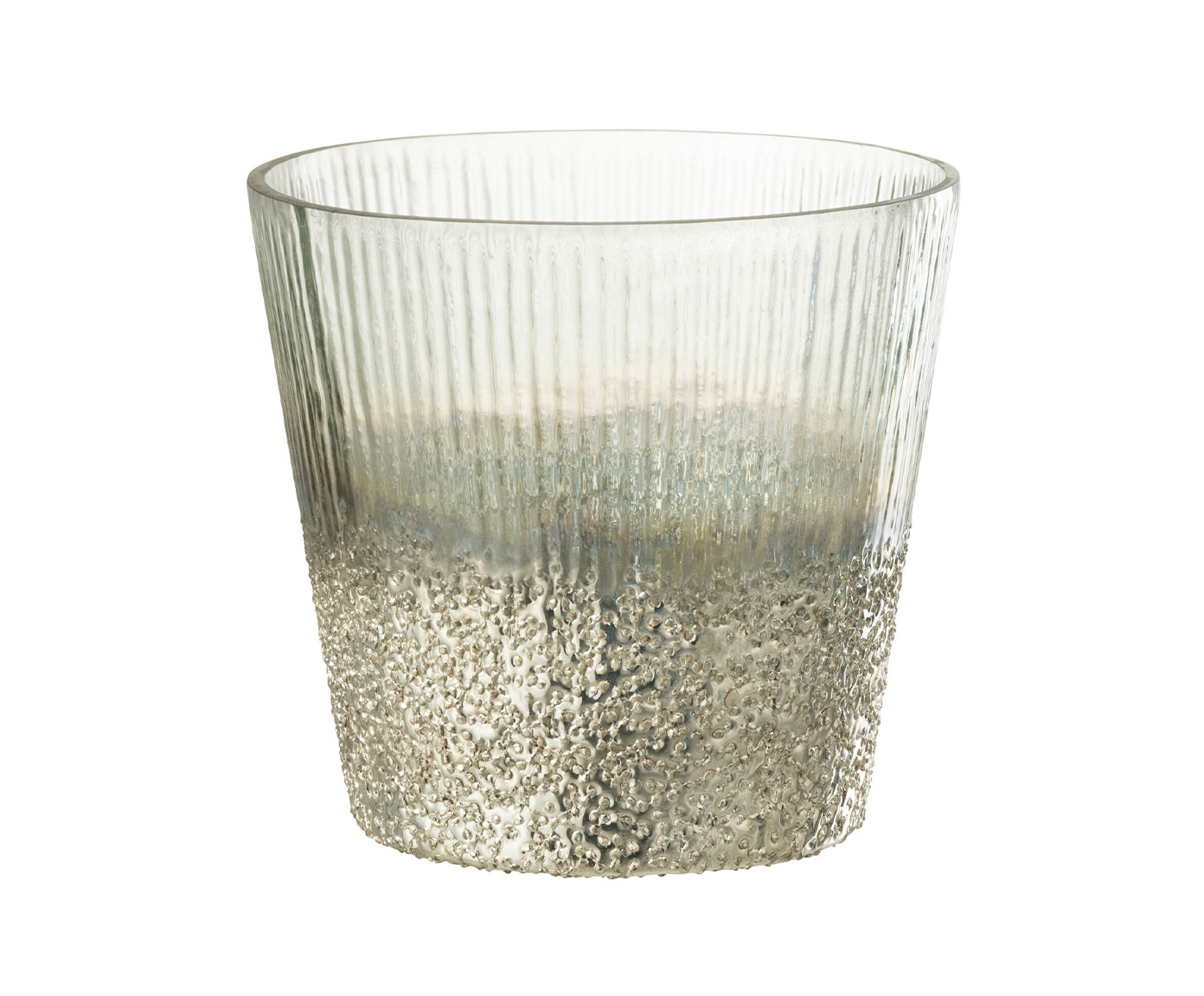 Vaso Ribbed Prata - image 0