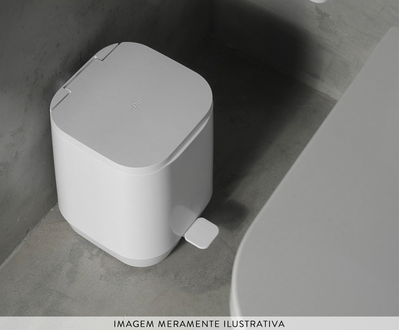 Escova Sanit&aacute;ria de Piso e Parede Aura Branco - image 1
