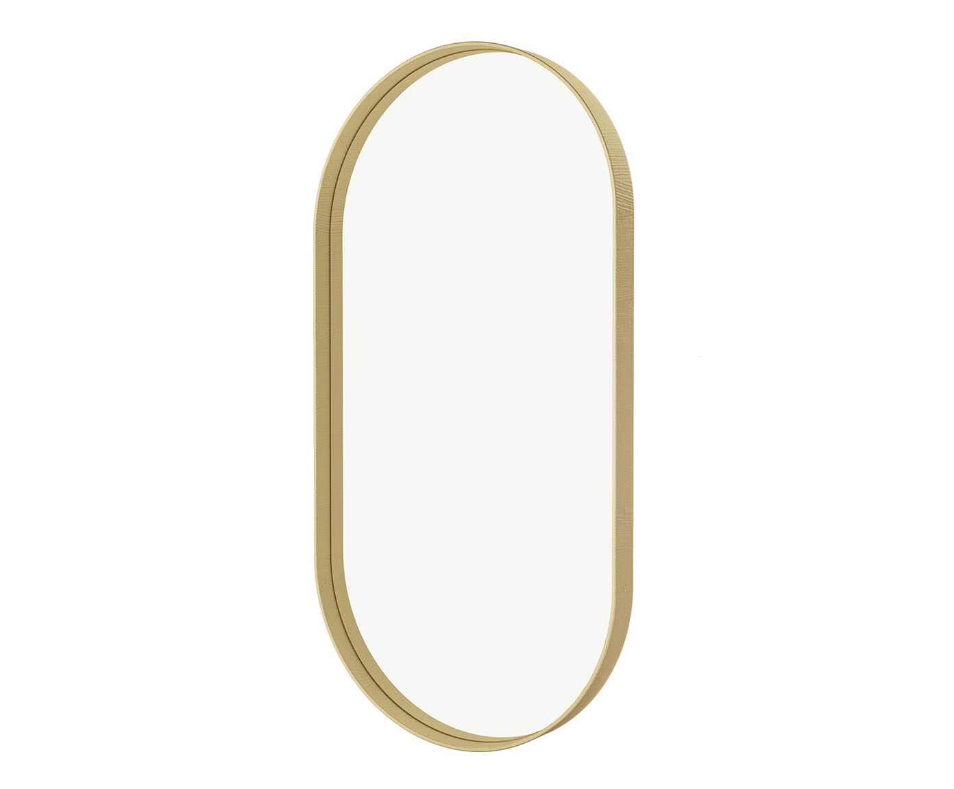 Espelho Oval Dourado - image 0