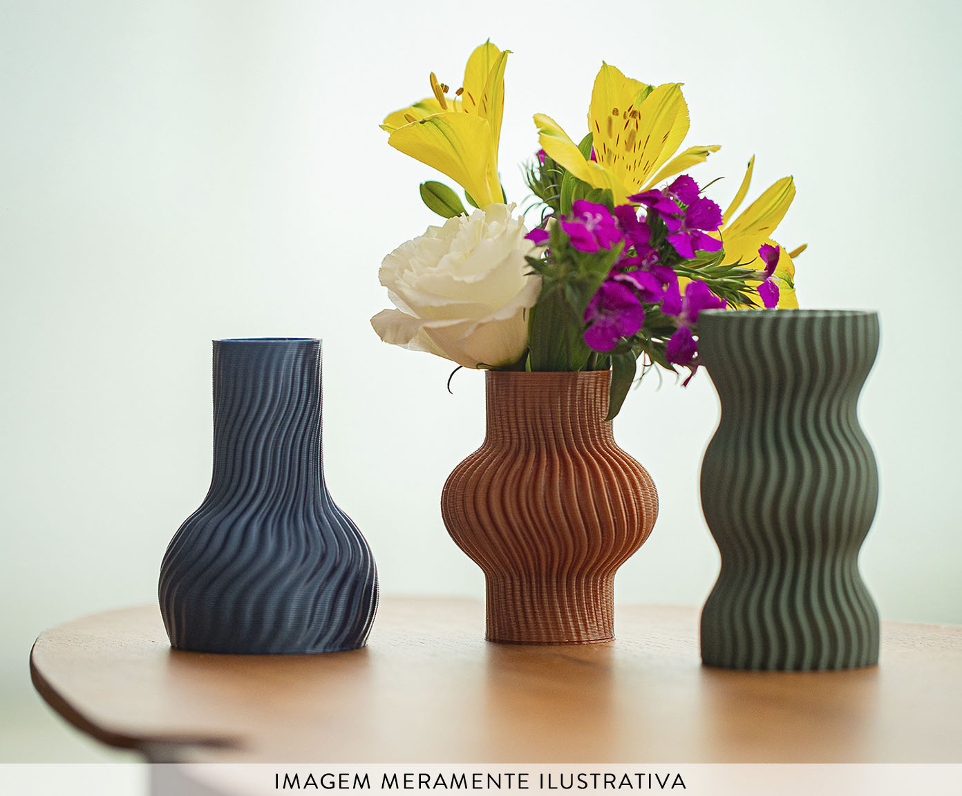 Mini Vaso Onda 2 Azul image number 7