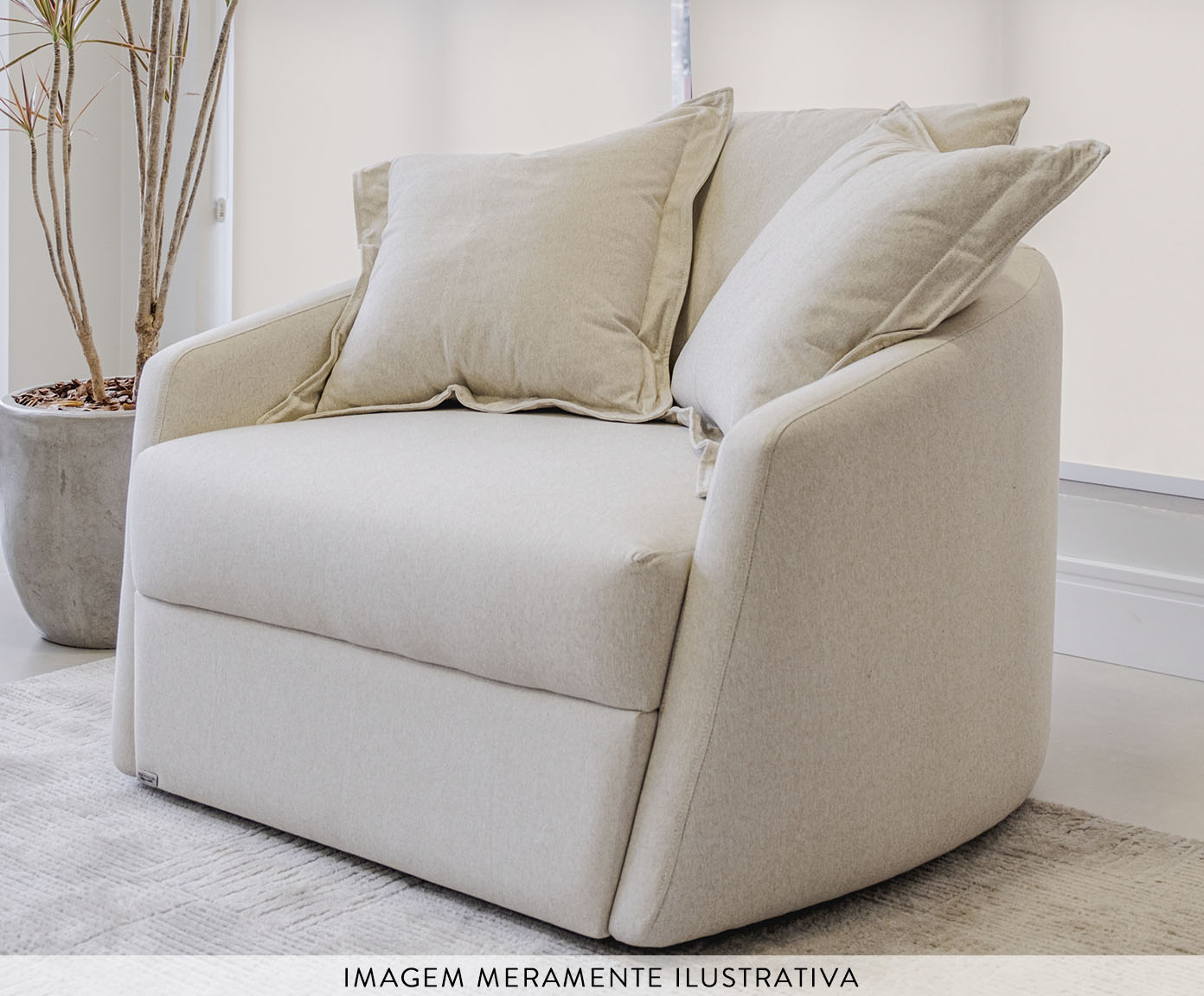 Poltrona Silver Off-White - image 1
