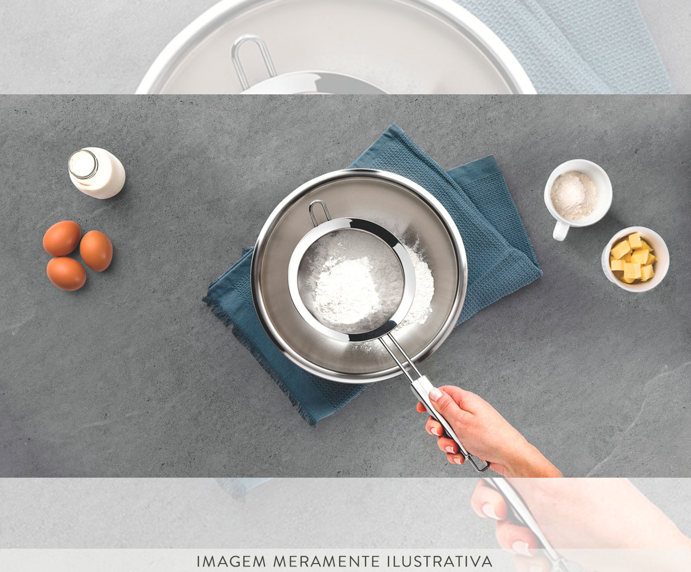 Coador em Inox Bedya - Prata - image 1