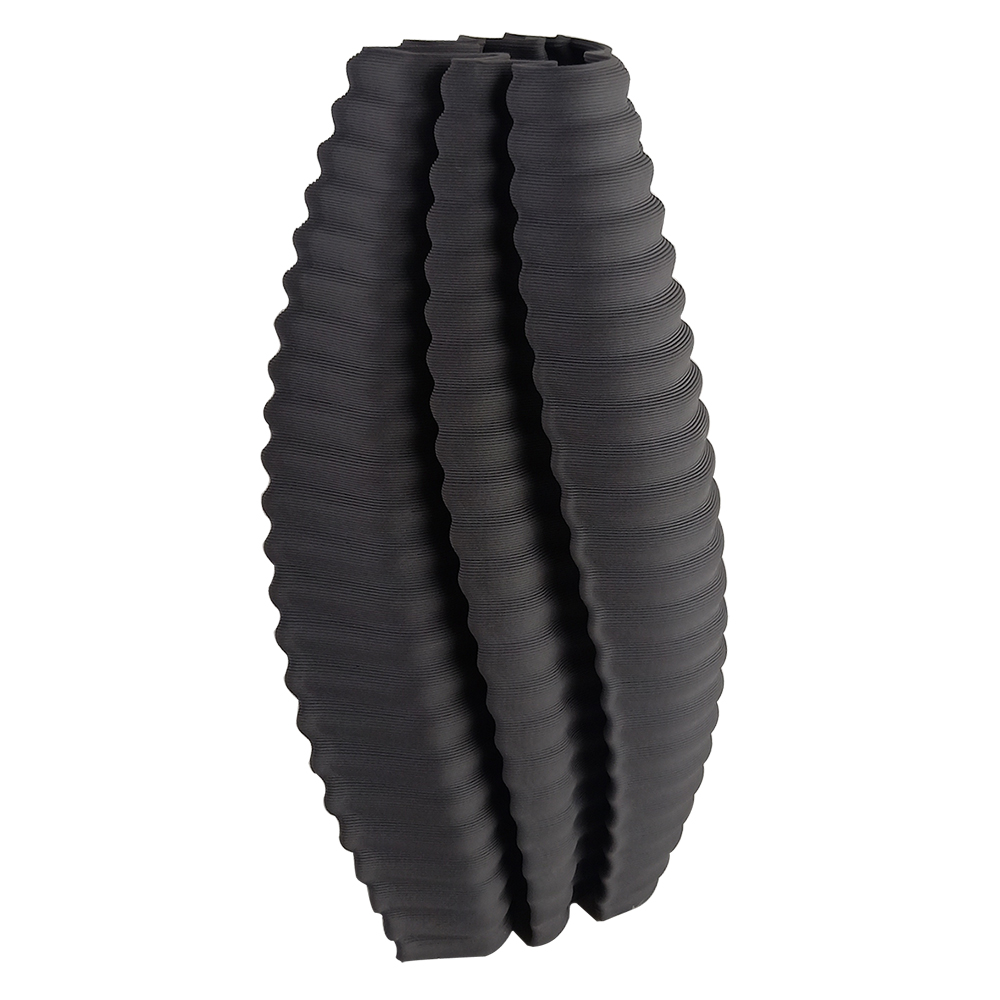 Vaso em Cer&acirc;mica Super Organic Preto 3D - image 0