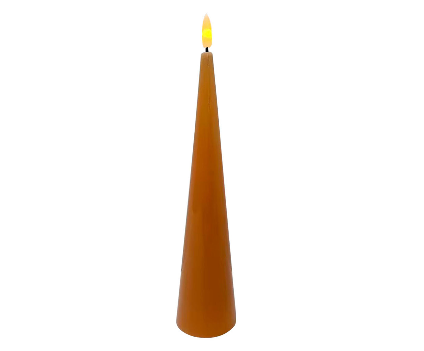 Vela de Led A Pilha Iluminato Terracota - image 0