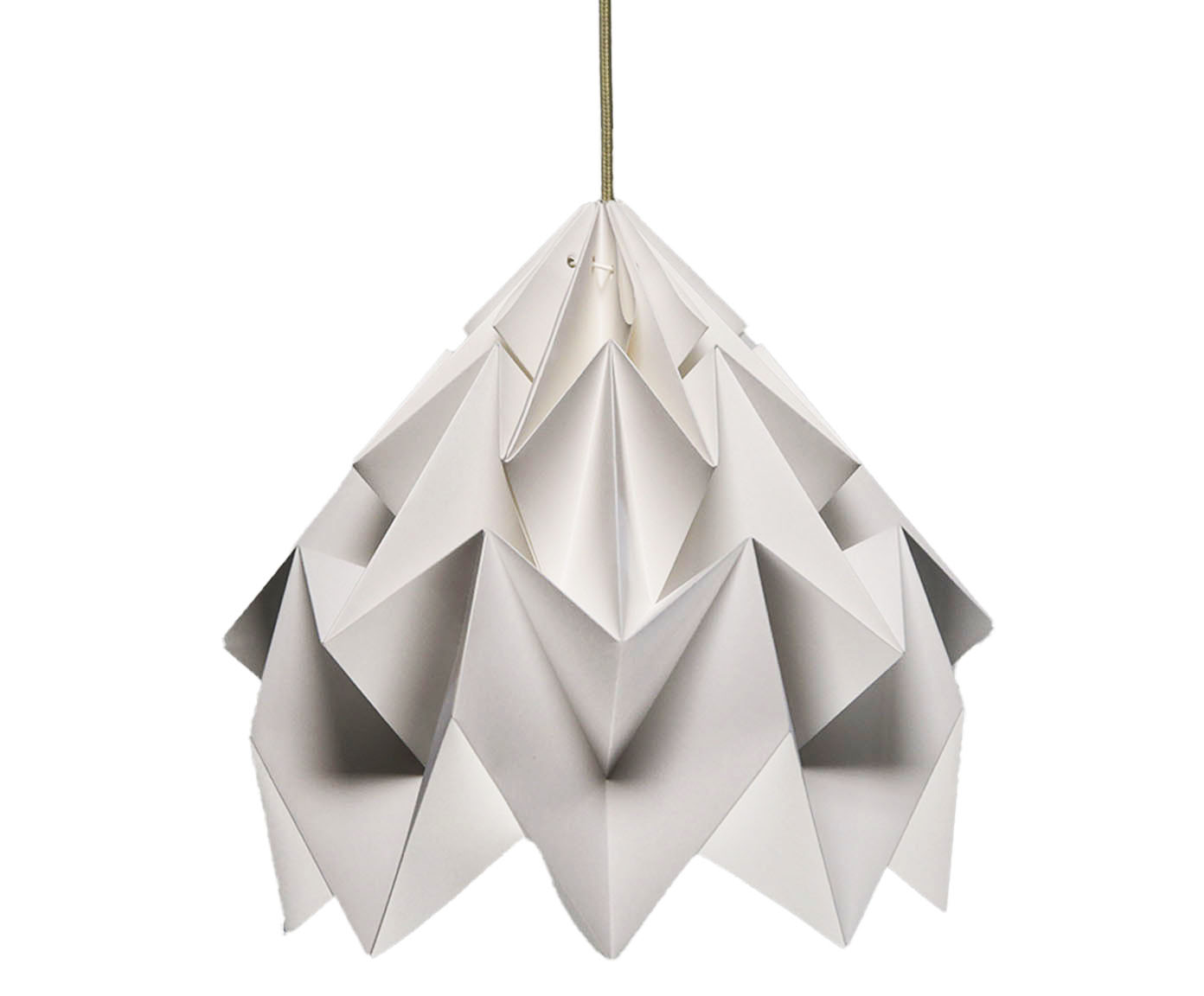 Lumin&aacute;ria Origami Gaia Branco image number 0